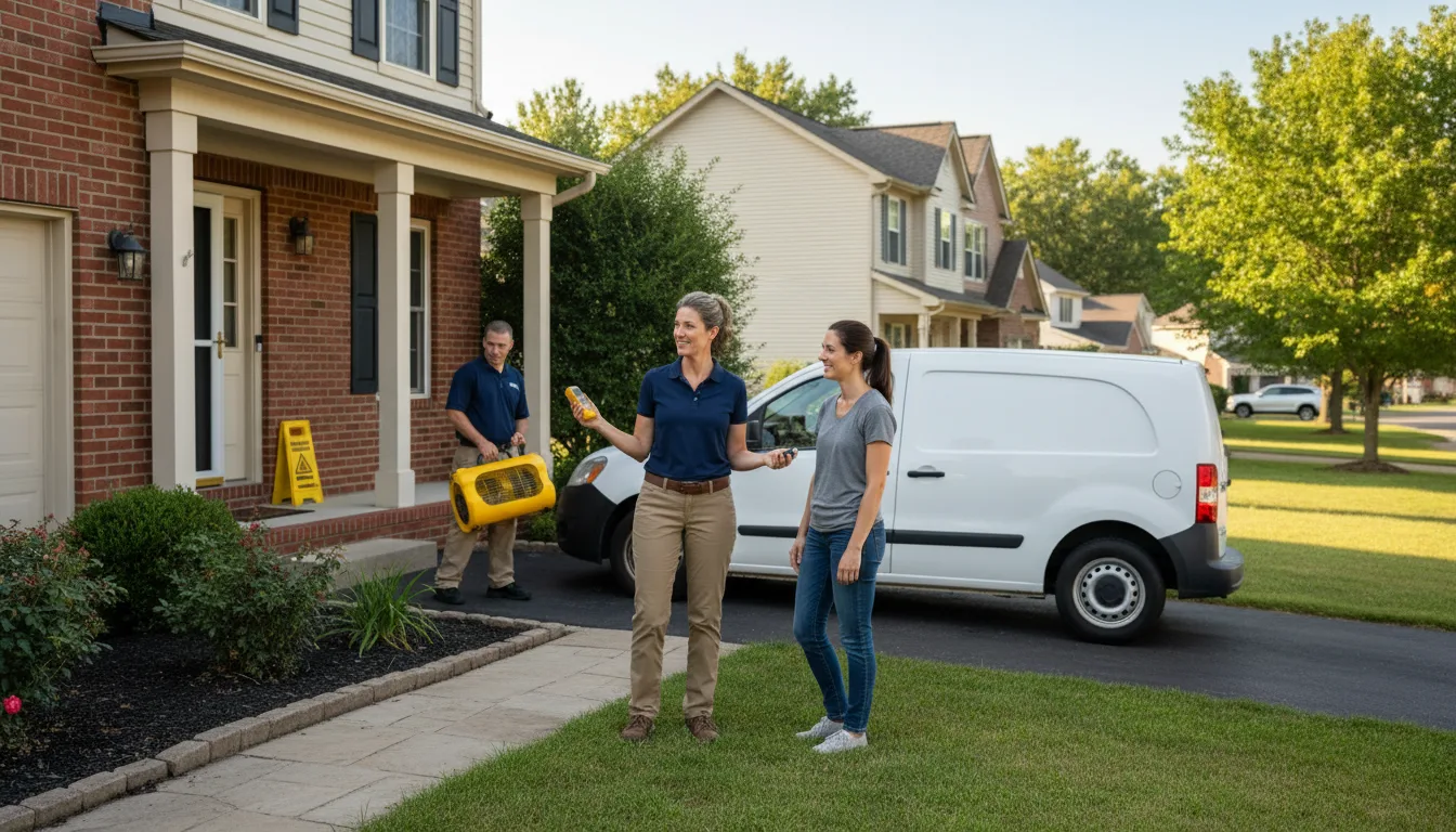 Residential water damage restoration in Hesperus, CO